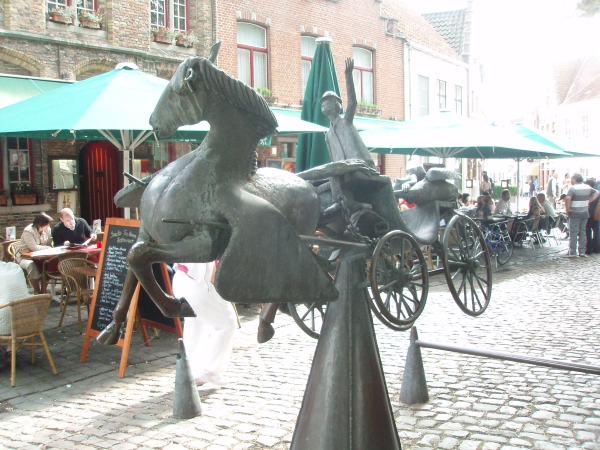 Zeus Leda Prometheus en Pegasus bezoeken Brugge